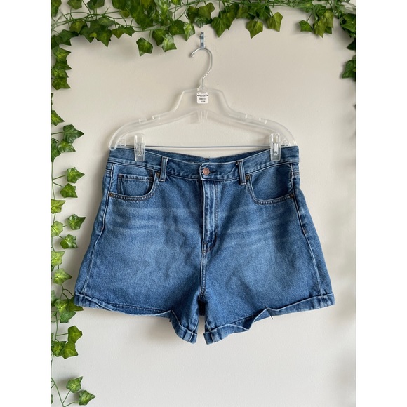 American Eagle Outfitters Pants - 🌿 American Eagle High Waisted Mom Jean Shorts